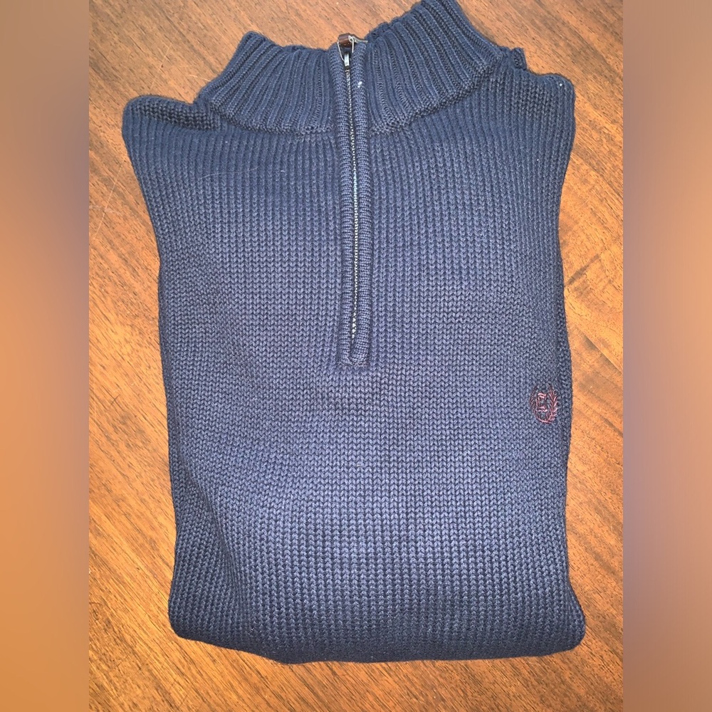 Chaps quarter zip coarse knight sweater - Large, NWT